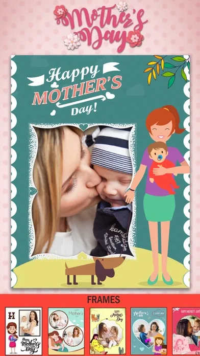 Ảnh chụp màn hình của Mother's day frames Collage Ap