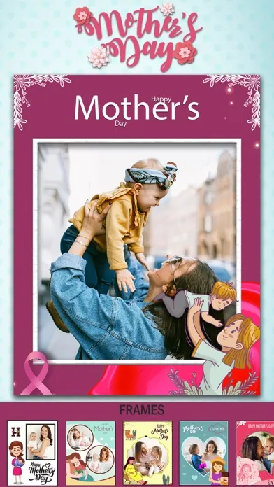 Ảnh chụp màn hình của Mother's day frames Collage Ap