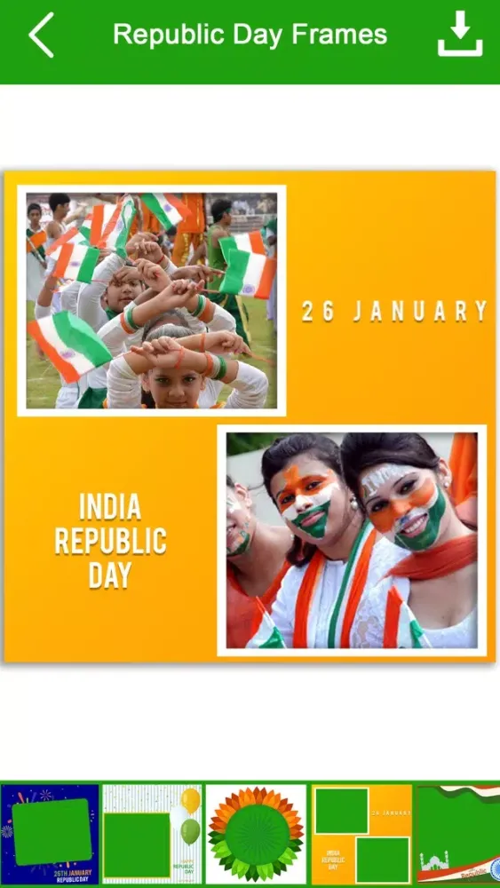 Republic Day Frames Collage Ap Screenshots