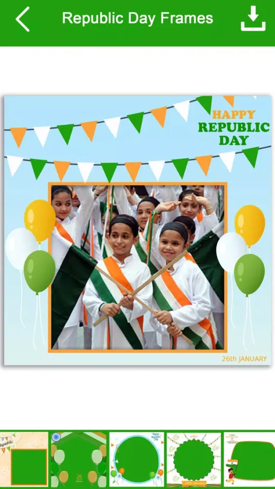 Republic Day Frames Collage Ap Screenshots