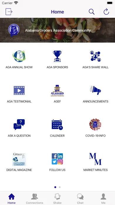 ภาพหน้าจอของ Alabama Grocers Association