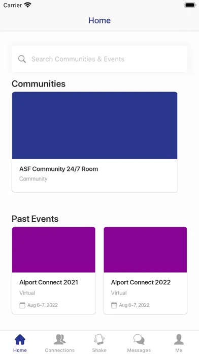 Capturas de pantalla de ASF Community