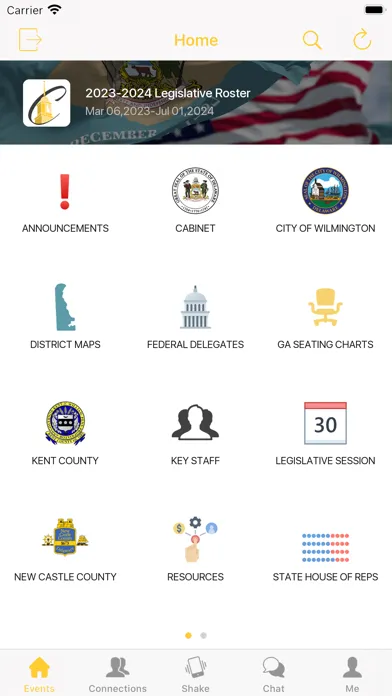DE State Chamber of Commerce Screenshots