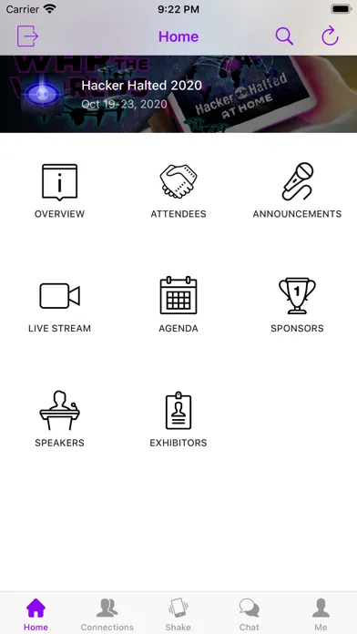 Screenshot di EC-Council Events