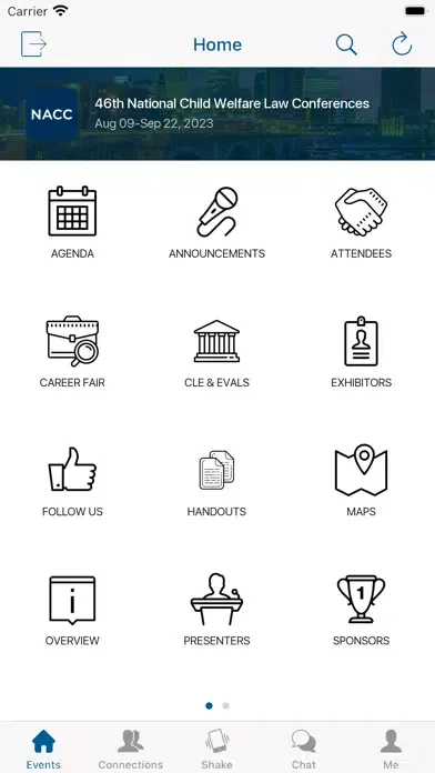 Ảnh chụp màn hình của NACC Conference