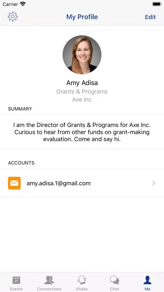 Energy Bar Association Events Screenshots