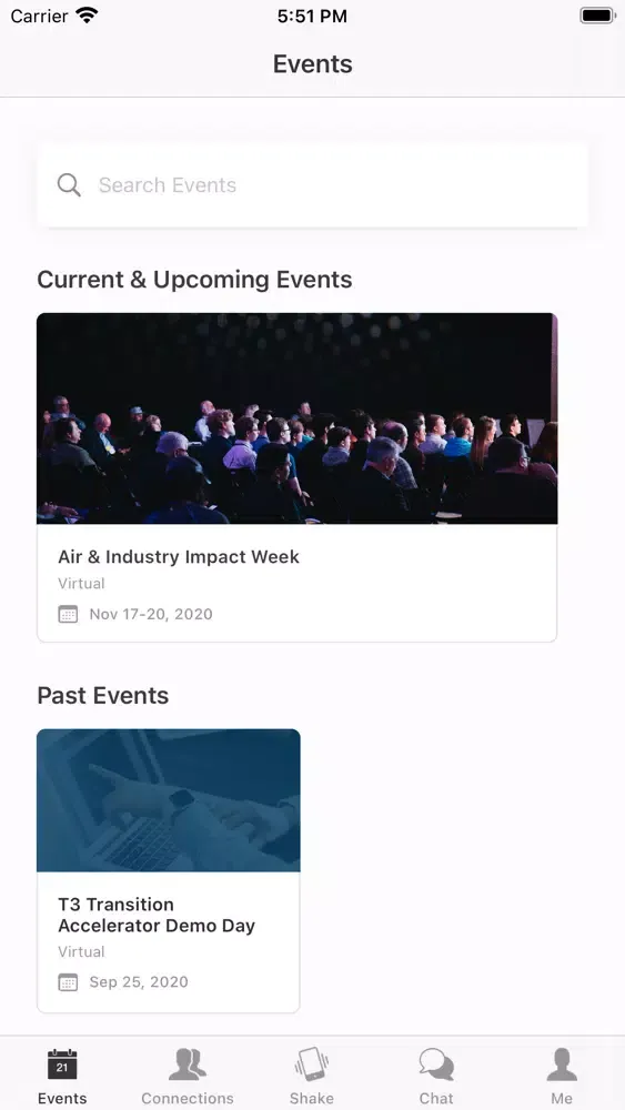 WBI Events Ekran Görüntüleri