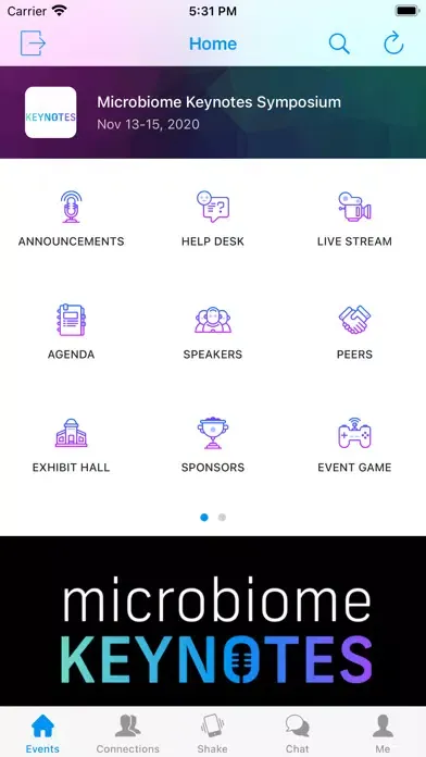 Microbiome Keynotes سکرین شاٹس