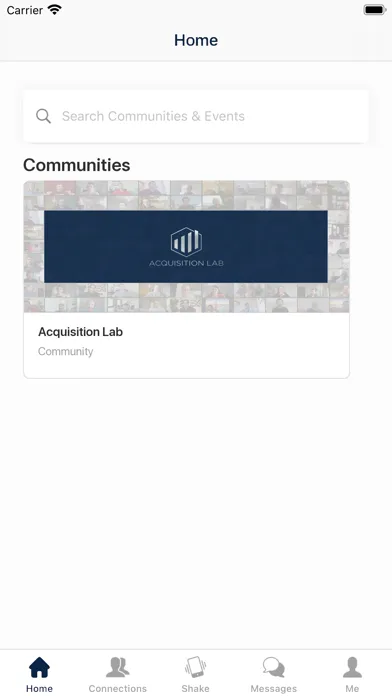 Acquisition Lab Screenshots