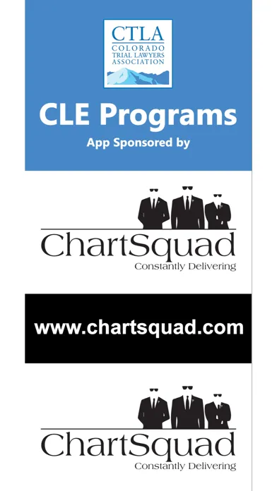 Captures d'écran de CTLA CLE Programs