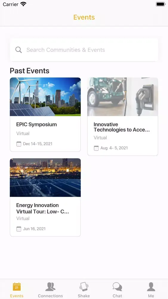 Zrzuty ekranu Meet at EPIC Events