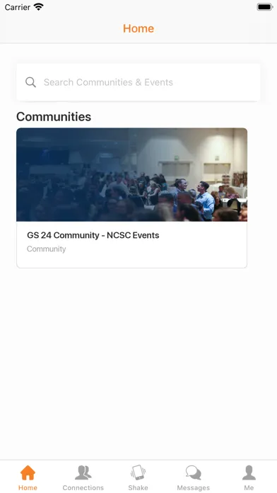 Tangkapan layar NCSC Events