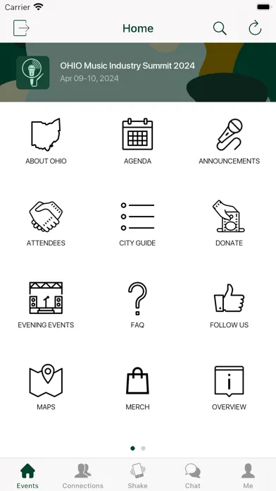 OHIO Music Industry Summit Screenshots
