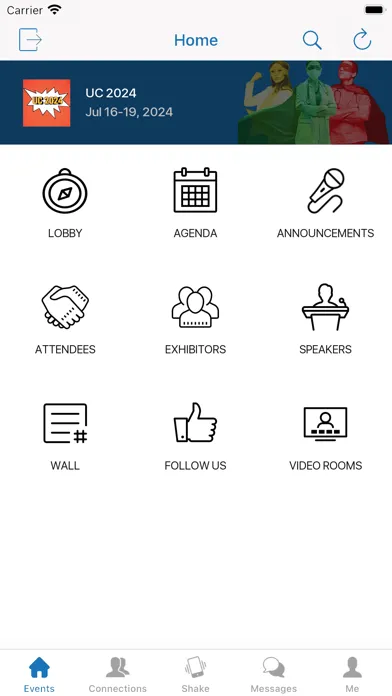 PCC Conferences and Events スクリーンショット