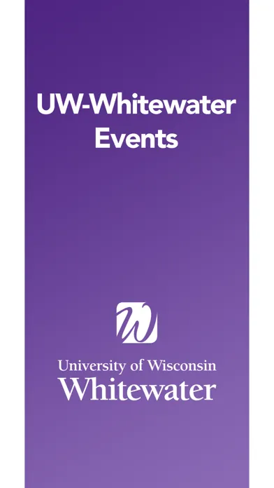 Capturas de tela do UW-Whitewater Events