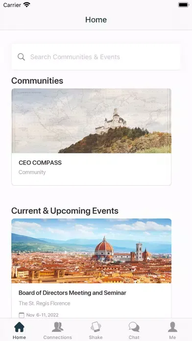 Скриншоты CEO Compass Mobile App