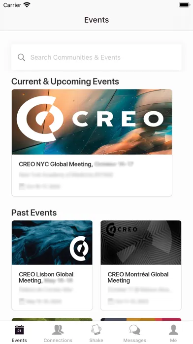 Скриншоты CREO Global Meeting