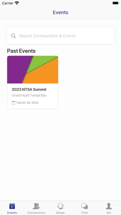 Ảnh chụp màn hình của 2023 NTSA Summit