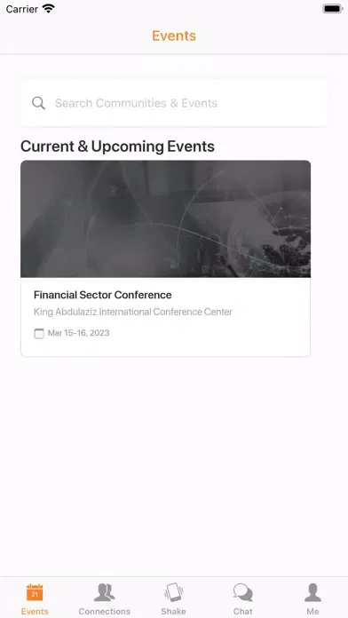 Financial Sector Conference Screenshots
