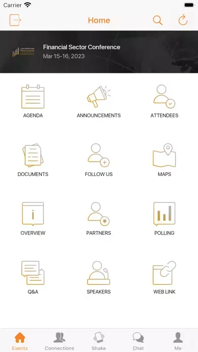 Financial Sector Conference Screenshots