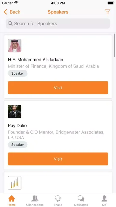 Financial Sector Conference Screenshots