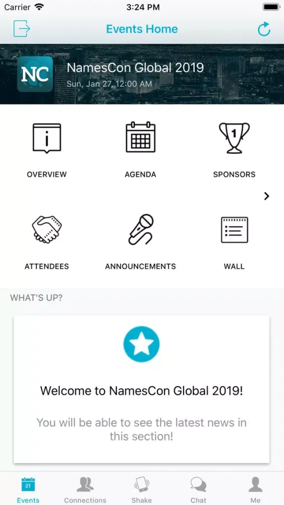 Captures d'écran de NamesCon Global 2020
