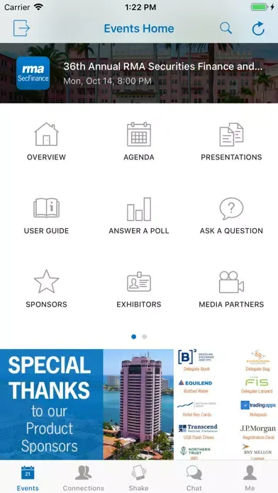 Zrzuty ekranu RMA Conferences