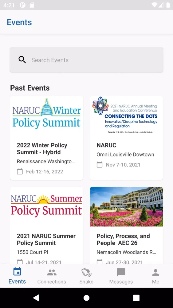 ภาพหน้าจอของ NARUC