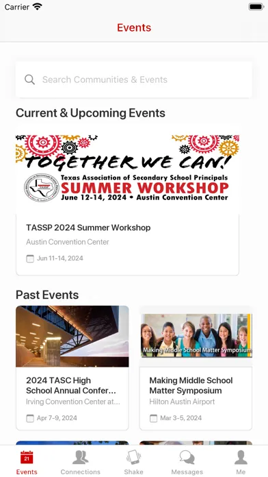 TASSP, TASC & TAFE Screenshots