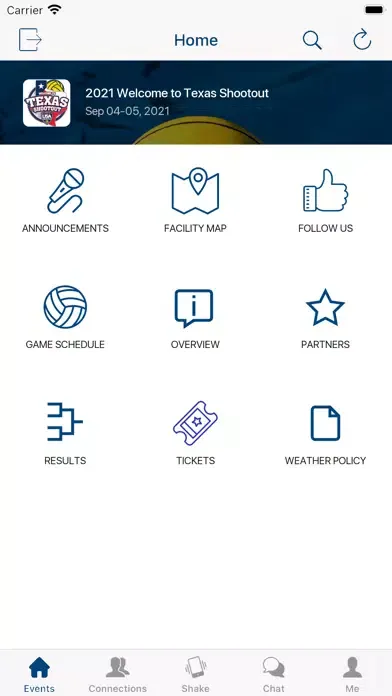 USA Water Polo Events Screenshots