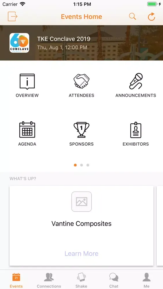 Tau Kappa Epsilon Events স্ক্রিনশট