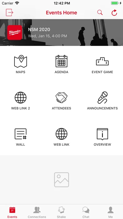 Milwaukee Tool Events Screenshots