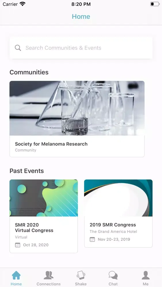 Capturas de pantalla de SMR Community