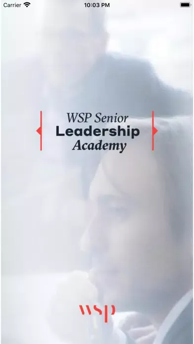 Ảnh chụp màn hình của WSP Senior Leadership Academy