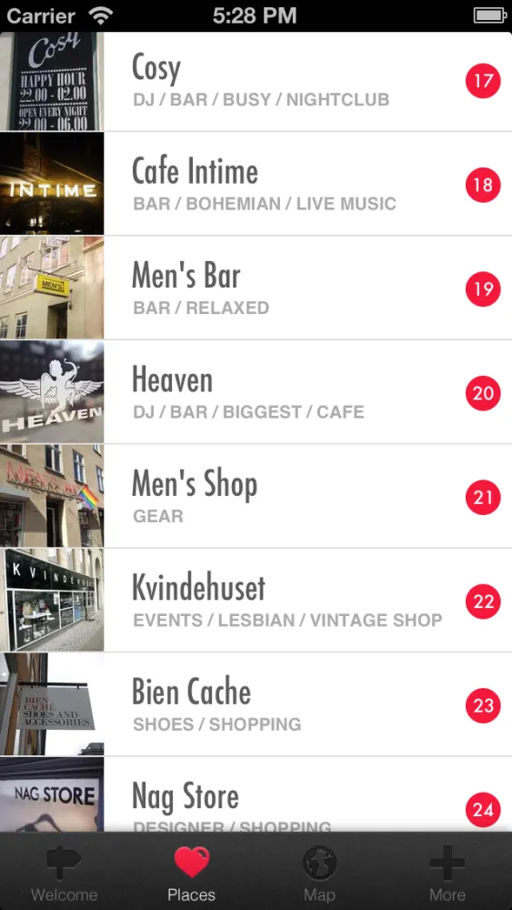 Copenhagen Gay Guide Screenshots