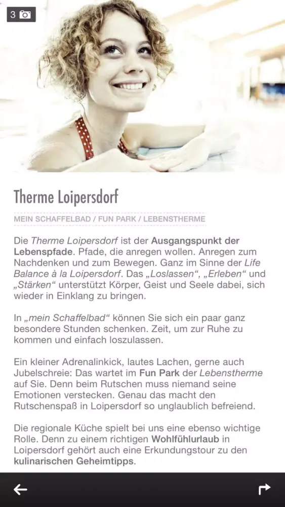 Zrzuty ekranu Lebenspfade à la Loipersdorf