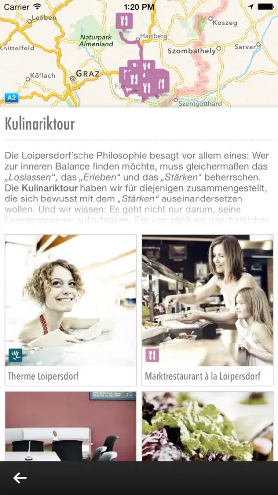 Zrzuty ekranu Lebenspfade à la Loipersdorf