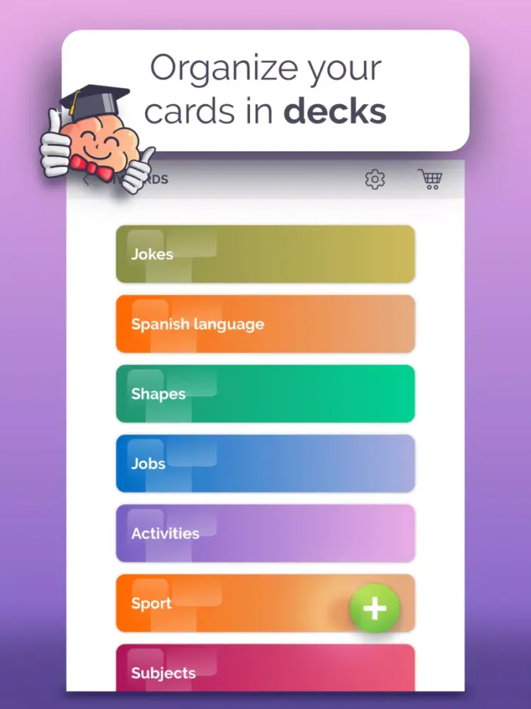 Flashcards: Flash Cards Maker iPad  Screenshots