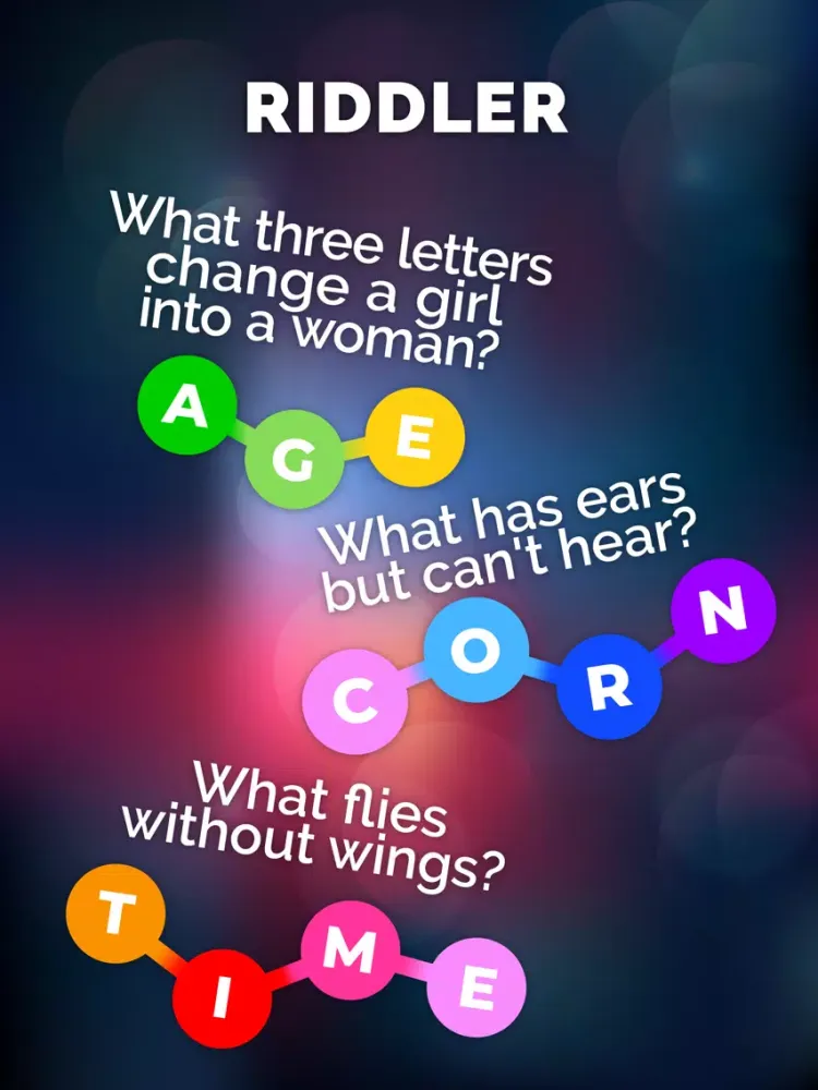 Tangkapan skrin Riddler - Word Seek and Find iPad 