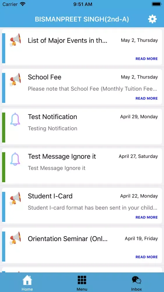 Kingswood Smart School App স্ক্রিনশট