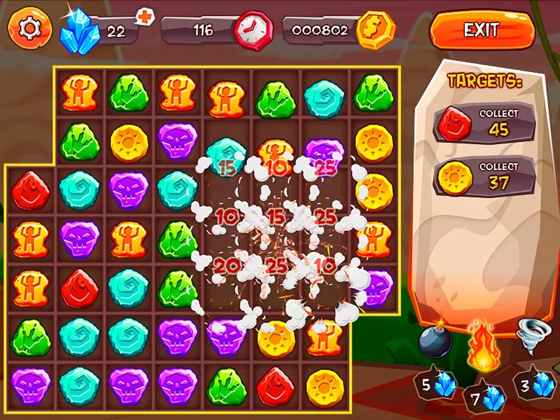 Ảnh chụp màn hình của Evolution Jewels iPad 