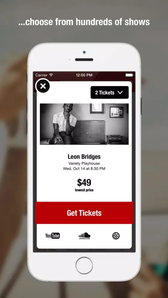 Sovi Concerts - Buy Cheap Concert Tickets Screenshots