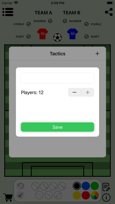 Ảnh chụp màn hình của Soccer Tactics Board