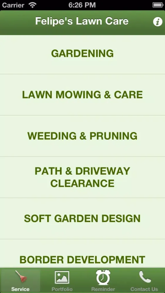 Felipe's Lawn Care スクリーンショット