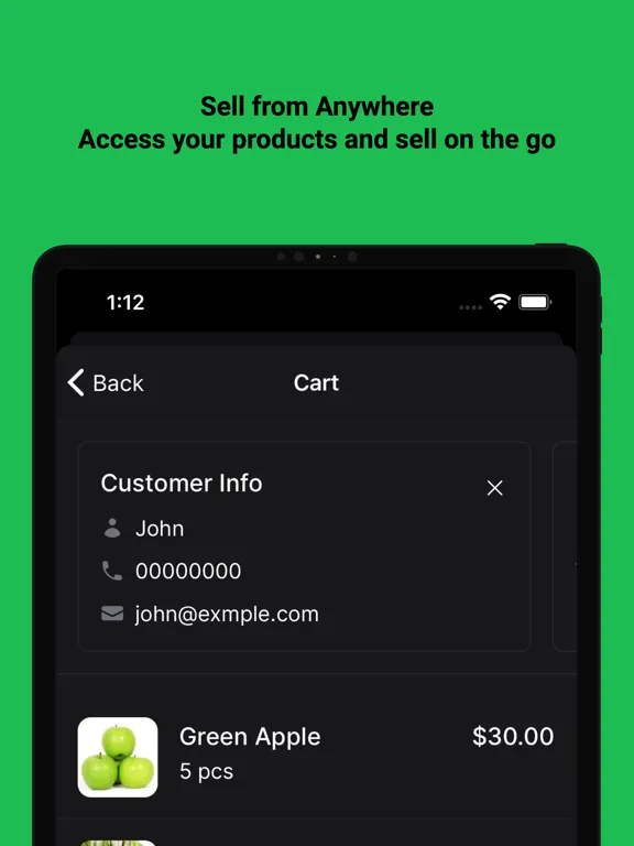 Screenshot di Ewity - Retail Point of Sale iPad 