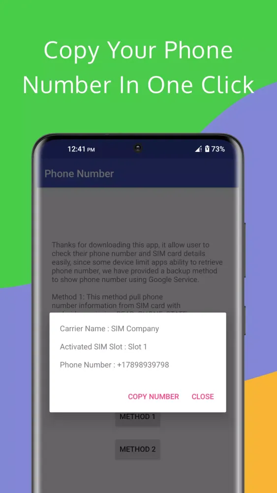 My Phone Number find phone num Screenshots