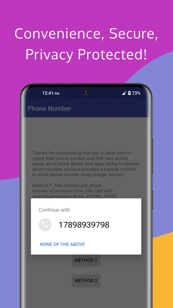 My Phone Number find phone num Screenshots