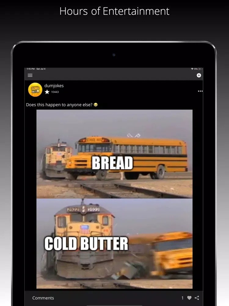 Screenshot di Dumb Jokes Memes iPad 