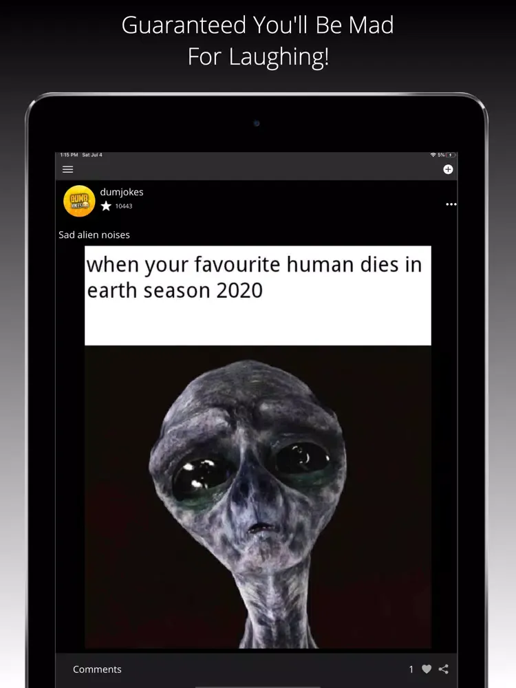 Screenshot di Dumb Jokes Memes iPad 