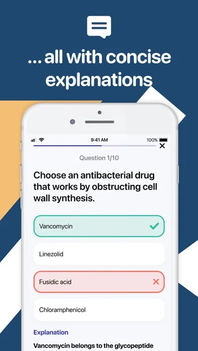 Ảnh chụp màn hình của CEN Exam Prep App